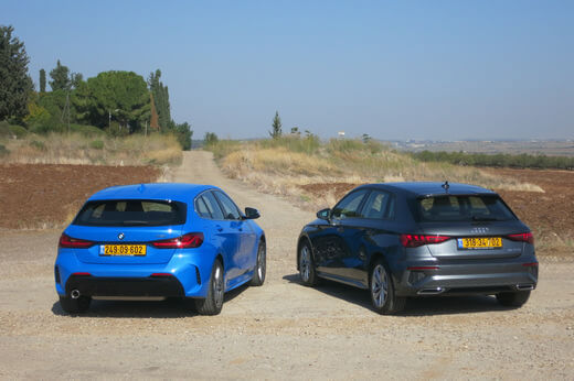 אודי A3 - ב.מ.וו סדרה 1